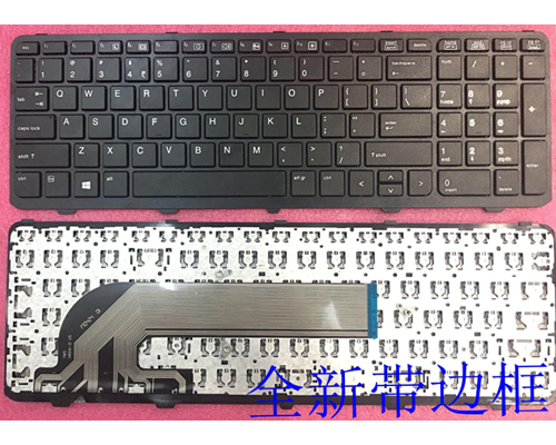 Genuine HP Probook 450 G0 G1 G2, 455 G1 G2, 470 G1 G2 Laptop Keyboard with frame US layout