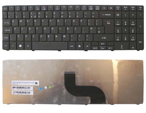 Original New Acer Aspire 5810 5810T 5536 5536G 7735 7735G Series Laptop Keyboard - UK Layout