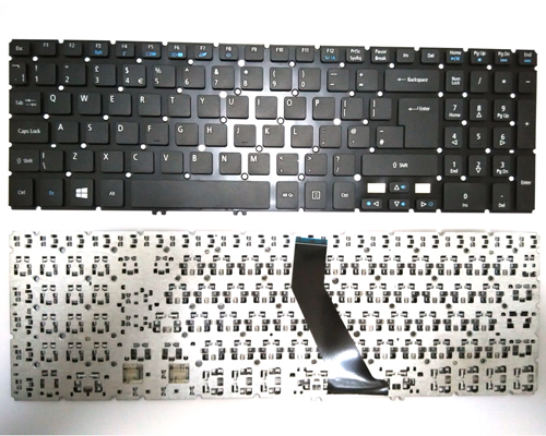 Original New UK Layout Acer Aspire M5-581T V5-552P V5-573 V7-581 V7-582 Series Keyboard --without Backlit