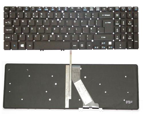 Original New UK Layout Acer Aspire M5-581T V5-552P V5-573 V7-581 V7-582 Series Keyboard --with Backlit