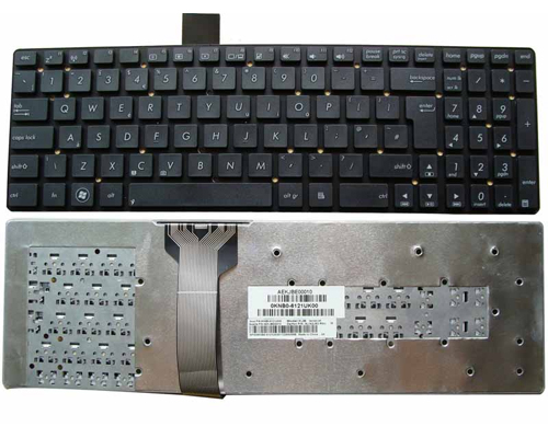 Genuine ASUS A55 A55V K55 K55A K55V R700V Series Laptop Keyboard - UK Layout,Black
