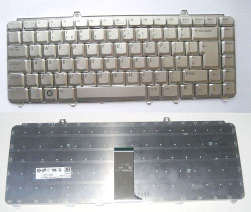 Brand New UK Layout Laptop Keyboard for Dell Inspiron 1420, 1520 Series Laptop -- [Color: Silver]