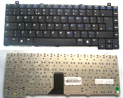 Genuine Gateway 3000,MX3000 Series Laptop Keyboard - UK Layout