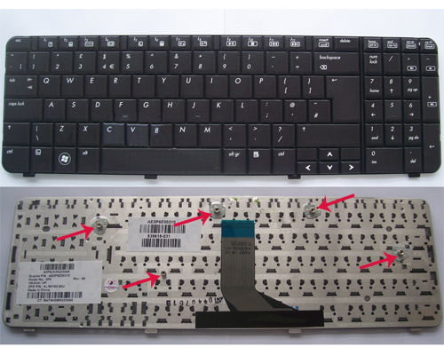 Original New HP COMPAQ Presario CQ61 Series,G61 Series Laptop Keyboard - UK Layout