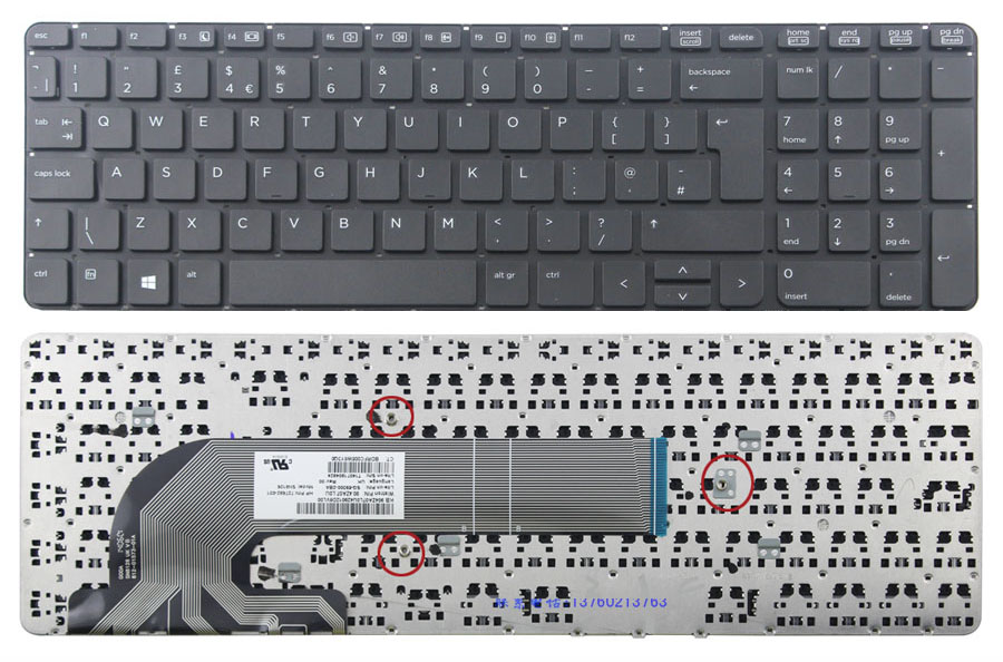HP ProBook 455 G1 Series Laptop Keyboard