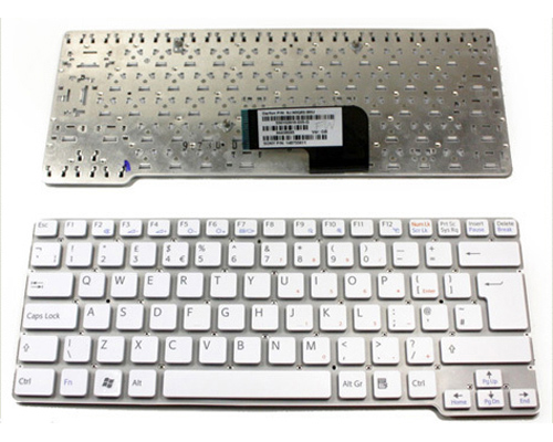 Genuine UK Layout Laptop Keyboard for SONY Vaio VPC-CW Series -- [Color: White]